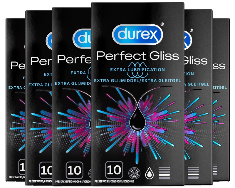 Durex Perfect Gliss 60 stuks | Postcondooms.nl
