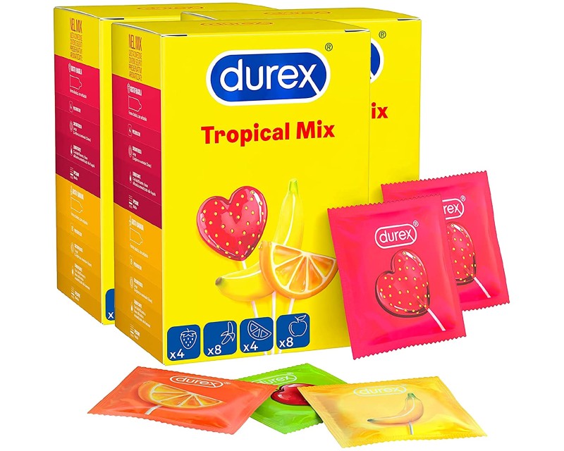 Durex Tropical Mix 72 stuks | Postcondooms.nl
