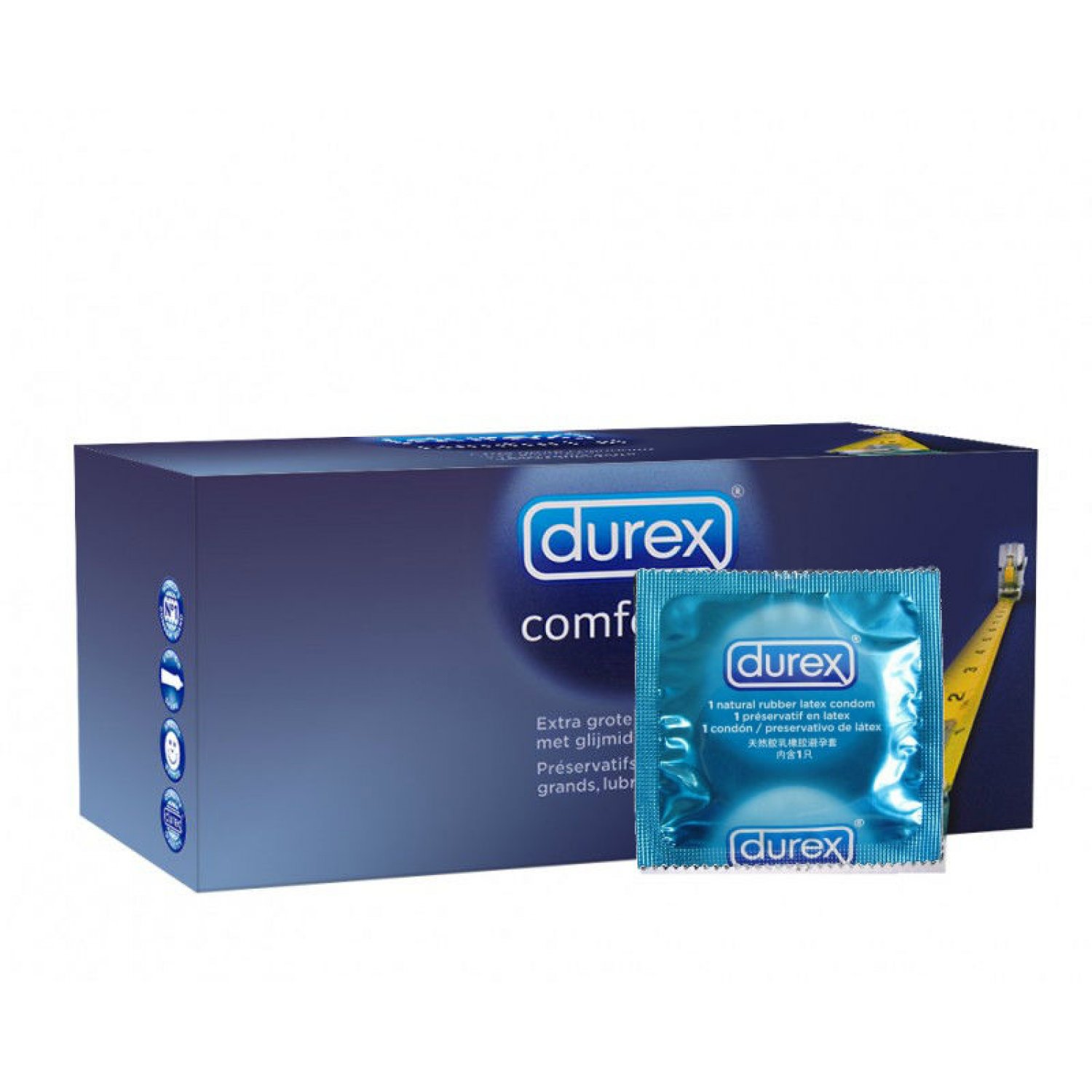 ５個セットDurex Comfort XL Durex Comfort XL 144 stuks | Postcondooms.nl
