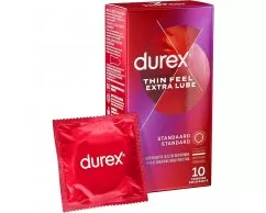 Durex Thin Feel Extra Lube 10 stuks